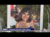 Families mourn teen girls after hit