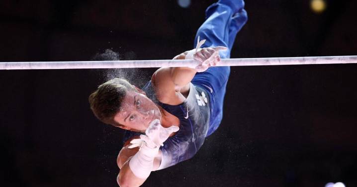 Brody Malone wins high bar world title, joins U.S. men's gymnastics legends