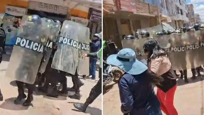 Manifestantes lanzaron huevos y piedras a Phillip Butters tras presentación en Juliaca