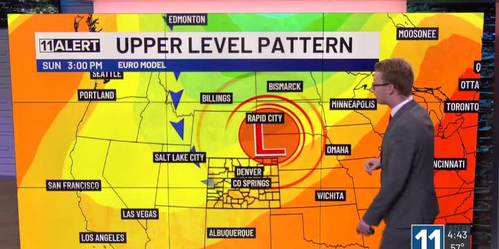 Sunny and warm Wednesday and Thursday