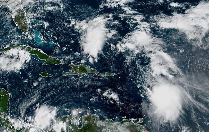 Tropical Storm Jerry churns in the Atlantic as Priscilla moves along Mexico’s Pacific coast