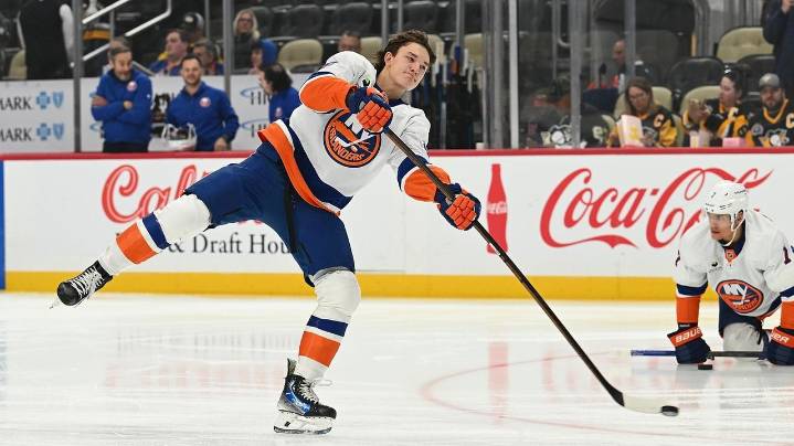 Matthew Schaefer won't admit to any rookie nerves before NHL debut