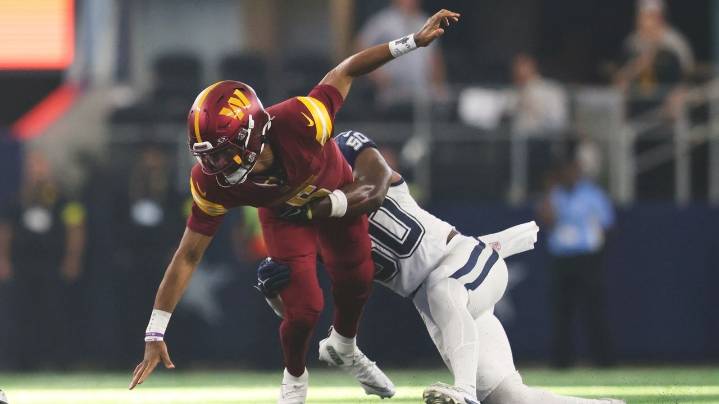 Jayden Daniels' injury isn't serious but defensive woes threaten to derail the Commanders' season