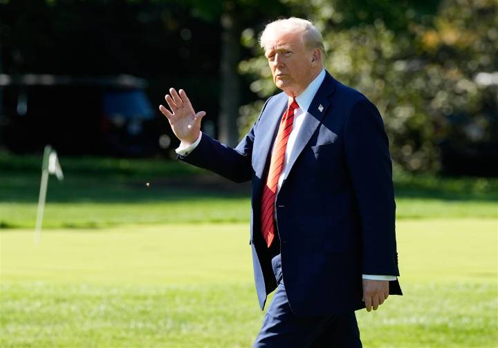 President Donald Trump visits Walter Reed for a 'semiannual physical'