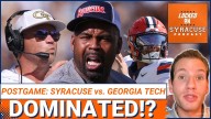 REACTION: Syracuse Football BLOWN OUT at Georgia Tech | Can Orange SALVAGE Anything from 2025?