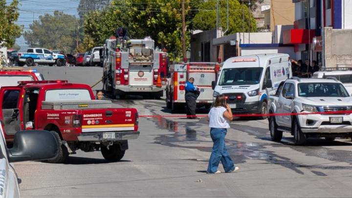 Explosión, causa de incendio en herrería de la Panamericana 📸