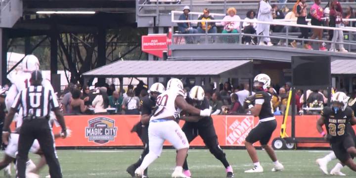 Alabama State rolls past Alabama A&M 56-13 in 84th Magic City Classic