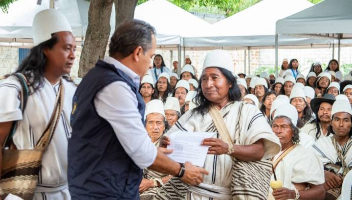 Procuraduría acompaña reunión de Mamos del Pueblo Arhuaco para el seguimiento de la Sentencia SU
