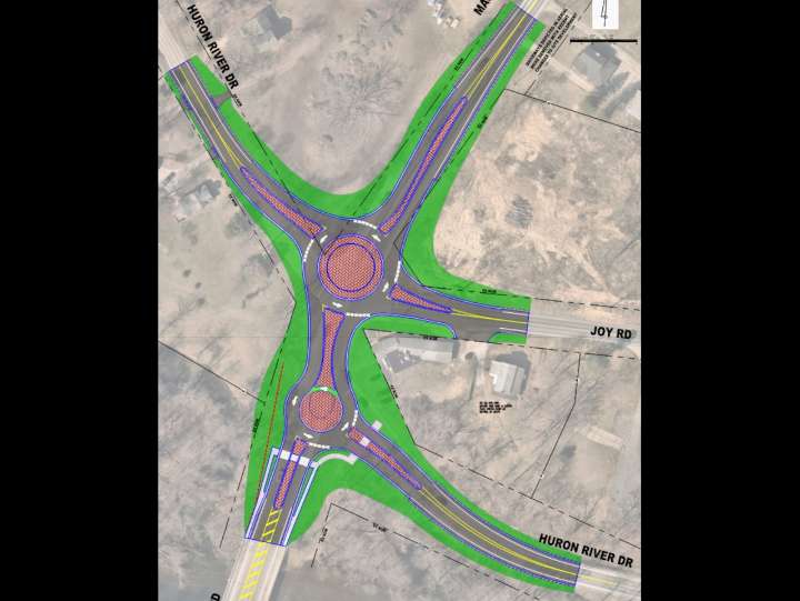 Dexter to get peanut-shaped roundabout at ‘5 Points’ intersections in 2027
