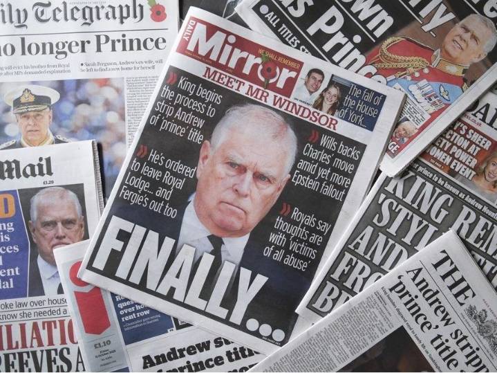 Andrew, formerly known as ’prince,’ faces an uncertain future