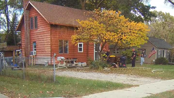 Mt. Pleasant house fire leads to rescue and smoke inhalation treatment