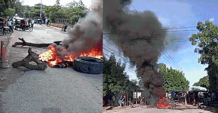 Tras cinco días sin luz en Plato, residentes bloquean la Troncal del Caribe Los manifestantes denuncian el silencio de la empresa prestadora del servicio y la alcaldía local.
