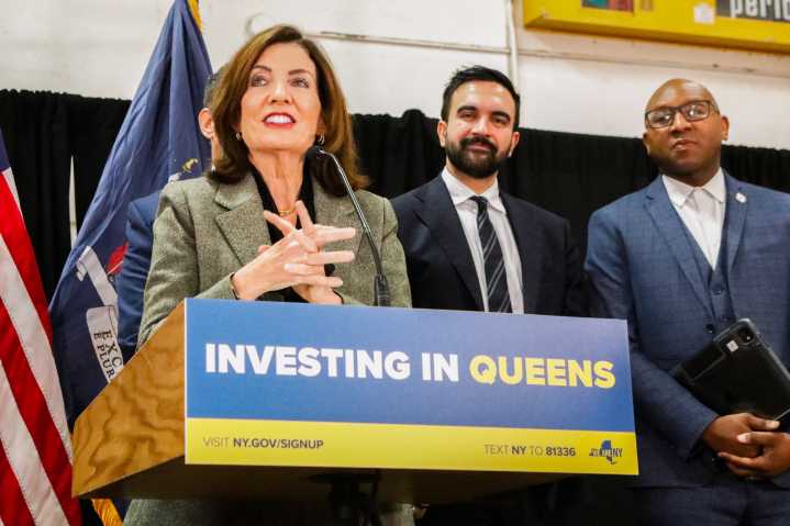 In Rare Joint Appearance, Hochul Backs Mamdani’s Push for Universal Childcare
