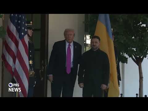 WATCH: Ukraine's Zelenskyy arrives at White House to meet with Trump