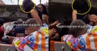 “Ella también se levantó”: mujer se estrella contra un puente en atracción y se vuelve viral
