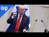 Trump congratulates Netanyahu in Israeli parliament address