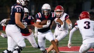 Urbandale senior Jackson Sturdivant powers J
