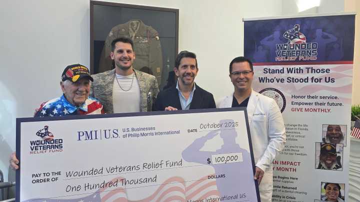 Philip Morris International gives $100K boost to the Wounded Veterans Relief Fund for dental care