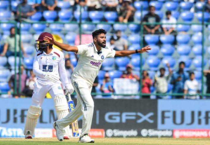 2nd Test: Siraj, Sundar pick wickets as India dominate West Indies