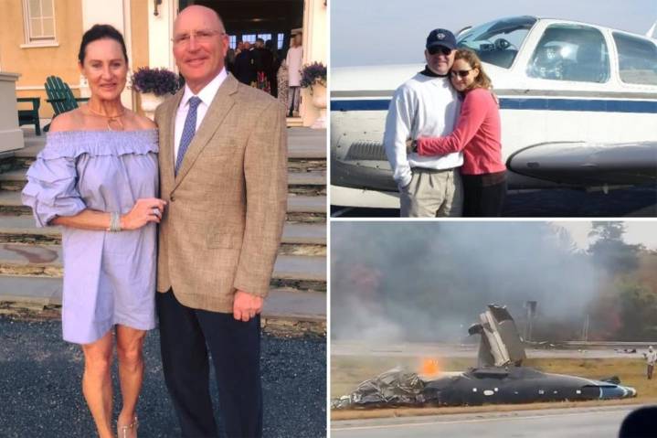 Married couple ID'd as 2 killed in plane that crashed on highway