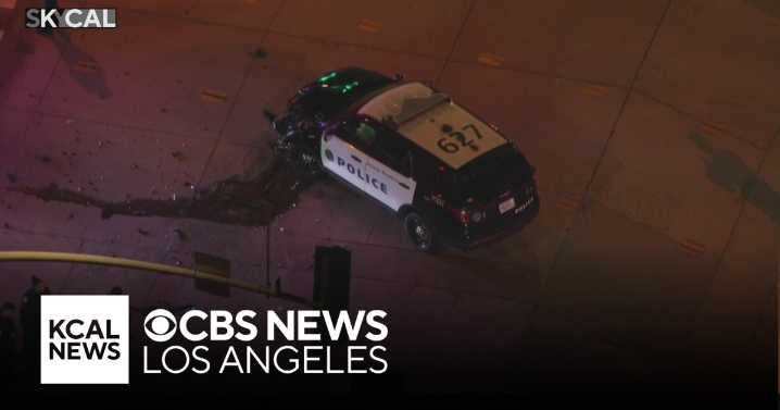 Santa Monica police officers hurt in crash