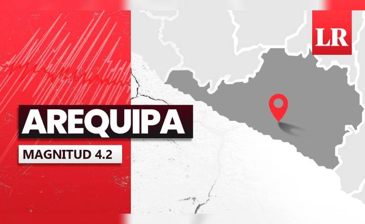 Temblor de magnitud 4,2 se sintió en Arequipa hoy, según IGP