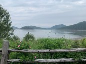 I visited a beautiful region in Canada with incredible waterfront sunsets and fresh seafood. It's a true local gem.