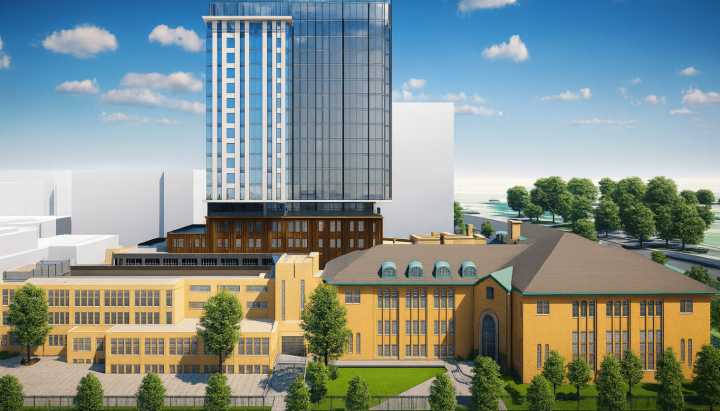 Uptown's former Immaculata High School on track to become apartments, senior living with the help of crypto