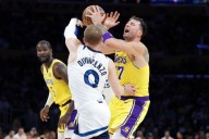Lakers' Luka Doncic likely out at least one week with a sprained finger and a bruised leg
