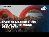 Marine veteran  runs 30th Marine Corps Marathon, this time after brain surgery