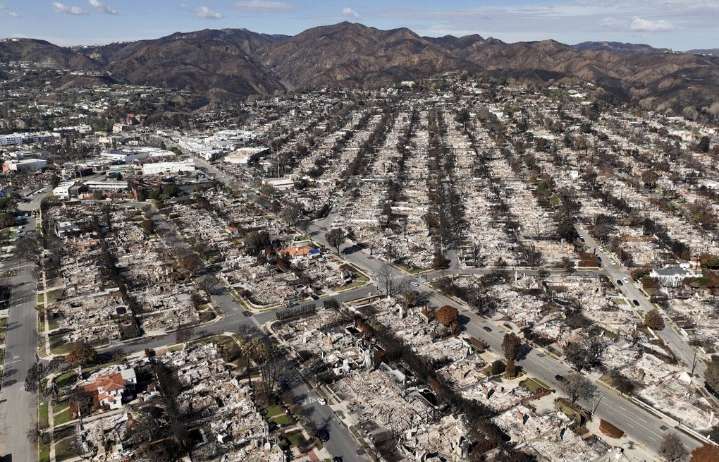 Authorities make an arrest related to deadly January wildfire that leveled LA neighborhood