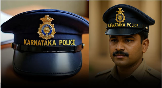 Karnataka police to swap slouch hats for navy blue peak caps from Oct 28