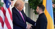 Trump and Zelenskyy hold talks, with US leader showing hesitance to send Kyiv missiles