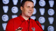 NC State basketball video interviews at ACC Tipoff in Charlotte