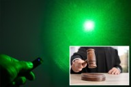 Oregon man charged with shining green laser at CBP helicopter