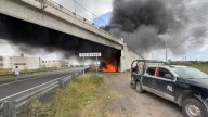 Sindicatos se disputan con violencia la ampliación de la autopista Puebla