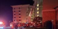 Firefighters responding to Smith Mountain Lake condo fire