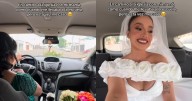 Ahora, en lugar de la escuela me lleva a mi boda: joven muestra cómo su madre la condujo a la Iglesia donde se casaría