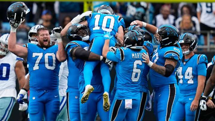 Panthers muestra su mejor versión para quitarle el triunfo a Cowboys