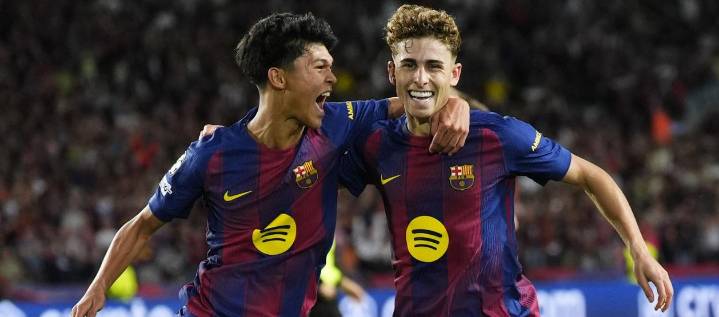 La noche de Fermín López: triplete en goleada del Barcelona