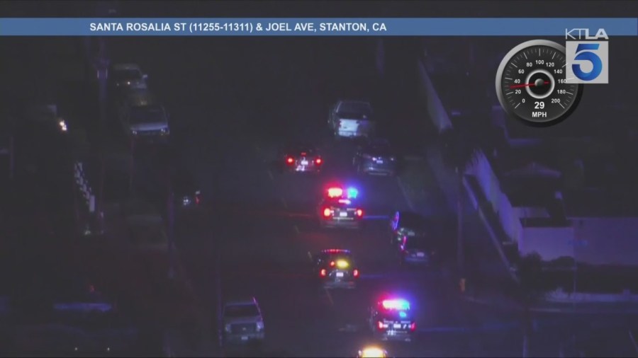 Orange County deputies in pursuit of driver