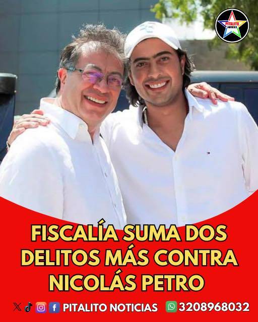Nuevos delitos imputados a Nicolás Petro