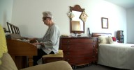 Blind woman entertains assisted living neighbors, plays seven instruments