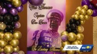 Fans, community attend service to lay Captain Dee