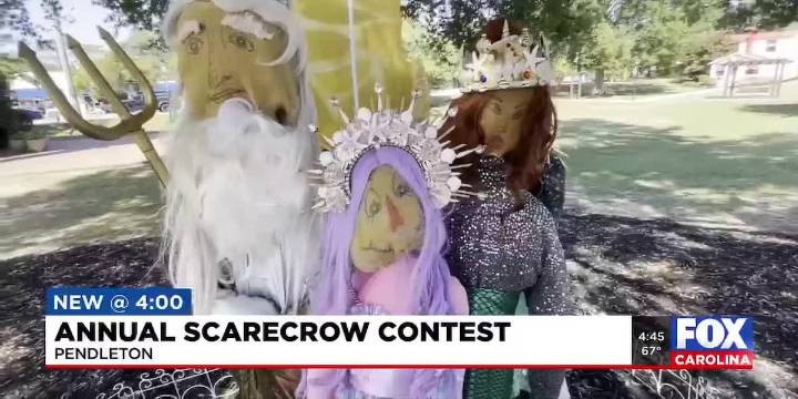 Annual scarecrow contest in Pendleton
