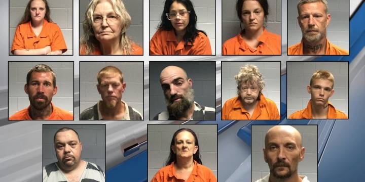 13 arrested in Polk County following theft, drug investigations