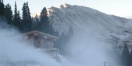 Snowmaking underway at Loveland Ski Area