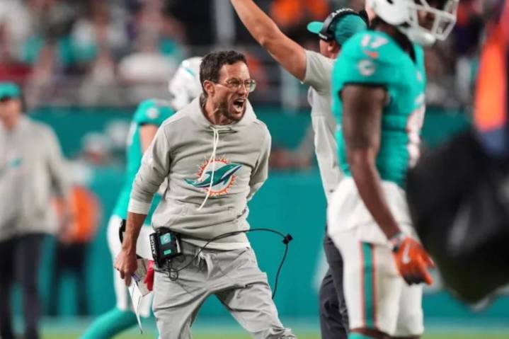 Dolphins' Mike McDaniel has complete meltdown on sideline