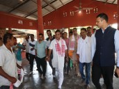 Assam CM visits Lakshmipur village in Baksa