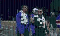 Football player returns to the sidelines after being airlifted during previous game